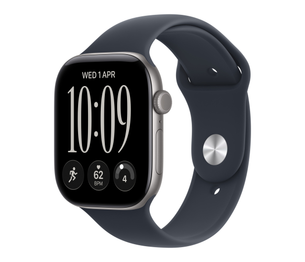 Apple Watch 12 42/Gwiezdna szarość Alu/Granatowy Pasek M/L GPS - 1594045 - zdjęcie